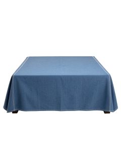 Meadow Canyon Flat Bed Sheet - Blue