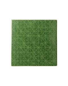 Dawn Bluff Uninstalled Square Decorative Tile - Green