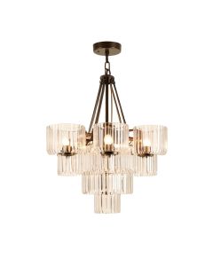 Bellefonte Shaded Tiered Chandelier - Beacon Collection (synthetic illustration; no displayed measurements)