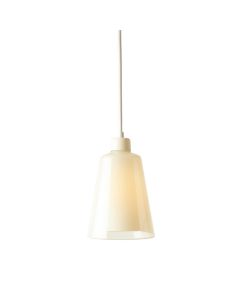 Meadow Canyon Pendant Light Suspended From One Plain Cable - Ivory (synthetic illustration; no displayed measurements)