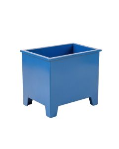 Slate Crest Empty Raised Planter - Blue