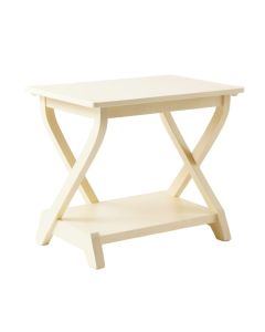 Holly Bluff Side Table - Cream