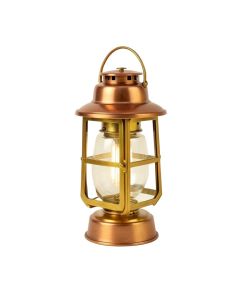 Earlham Aged Copper/Yellow 2 -Bulb Outdoor Hanging Lantern (synthetic illustration; no displayed measurements)