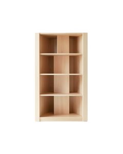 Slate Dell Freestanding Bookcase - Beige (synthetic illustration; no displayed measurements)