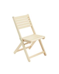 Elm Canyon Folding Outdoor Chair - Cream (synthetic illustration; no displayed measurements)