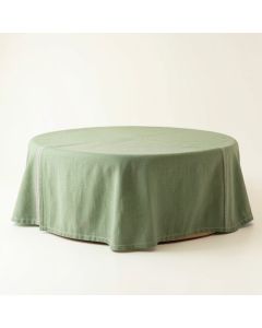 Sage Branch Flat Bed Sheet - Green (synthetic illustration; no displayed measurements)