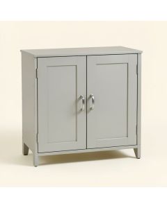 Notification 2 Door Accent Cabinet (synthetic illustration; no displayed measurements)