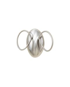 Silver Metal Wall Décor (synthetic illustration; no displayed measurements)