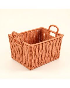 Stone Bluff Empty Storage Basket - Terracotta (synthetic illustration; no displayed measurements)