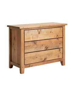 Adelbert 55 '' Wide 3 Drawer Pine Wood Sideboard