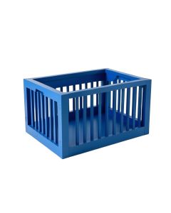 Birch Crossing Empty Furniture-Style Pet Crate - Blue (synthetic illustration; no displayed measurements)