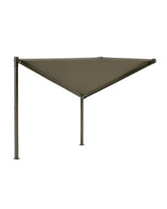 Manual Retraction Side Awning In Anthracite