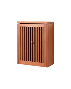 Ash Brook Wall-Mounted Entry Cabinet - Terracotta