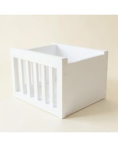 Hazel Canyon Empty Furniture-Style Litter Enclosure - White (synthetic illustration; no displayed measurements)