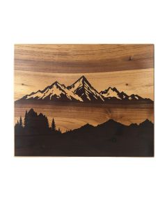 Canadian Rockies Vintage Advertisement Multi-Piece Image On Wood
