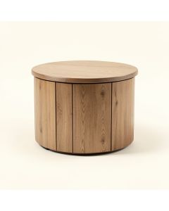 Pasadena Drum Coffee Table (synthetic illustration; no displayed measurements)