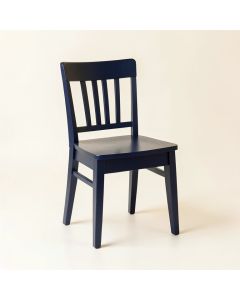 Slate Arc Small Chair - Navy (synthetic illustration; no displayed measurements)