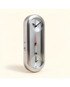 Labrador 14 '' Indoor/Outdoor Wall Clock And Thermometer (synthetic illustration; no displayed measurements)