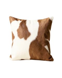 Iva Cow Hide Print Throw Pillow