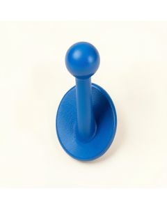 Summit Arc Wall-Mounted Robe Hook - Blue (synthetic illustration; no displayed measurements)