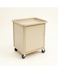 Dawn Crest Empty Rolling Workshop Cart - Beige (synthetic illustration; no displayed measurements)