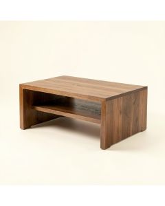 Beseris Solid Wood Coffee Table With Storage (synthetic illustration; no displayed measurements)
