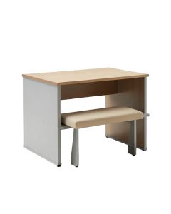 Elyssa Reversible Desk With Bench (synthetic illustration; no displayed measurements)