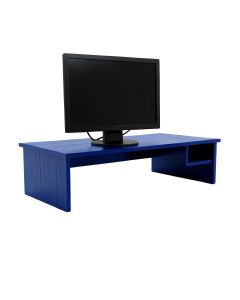 Reed Bend Desktop Monitor Riser - Navy (synthetic illustration; no displayed measurements)