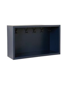 Elm Bluff Wall-Mounted Entryway Organizer Shelf - Navy