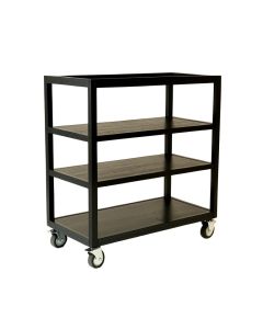Juniper Dale Empty Rolling Workshop Cart - Black