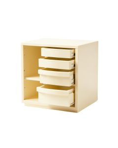 Spruce Canyon Small-Parts Storage Drawer Cabinet - Cream (synthetic illustration; no displayed measurements)