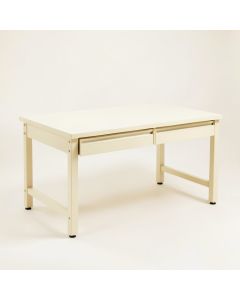 Juniper Dell Empty Workshop Workbench - Ivory (synthetic illustration; no displayed measurements)