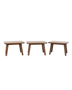 Rondo Casual 3 Piece Coffee Table Set (synthetic illustration; no displayed measurements)