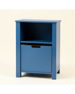 Elm Bluff Freestanding Pull-Out Hamper Cabinet - Blue (synthetic illustration; no displayed measurements)