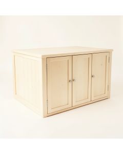 Summit Dale Empty Furniture-Style Litter Enclosure - Ivory (synthetic illustration; no displayed measurements)