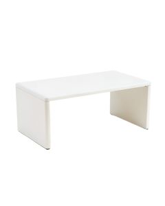 Vale Dell Desktop Monitor Riser - White (synthetic illustration; no displayed measurements)