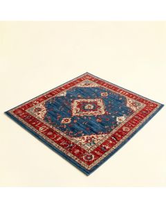 Arteaga Oriental Blue/Red Area Rug (synthetic illustration; no displayed measurements)
