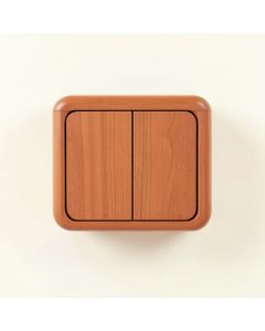 Linden Crossing Wall-Mounted Entry Cabinet - Terracotta (synthetic illustration; no displayed measurements)
