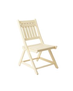 Briar Crossing Folding Outdoor Chair - Cream