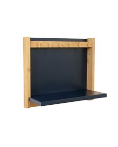 Shore Bluff Wall-Mounted Entryway Organizer Shelf - Navy