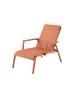 Rowan Branch Outdoor Lounge Chair - Terracotta (synthetic illustration; no displayed measurements)
