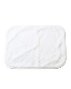 Field Falls Bath Mat - White (synthetic illustration; no displayed measurements)