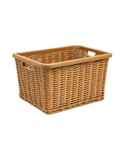 Wicker 22 Gallon Resin/Plastic Deck Box