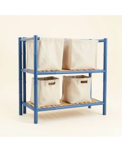 Bay Dell Laundry Sorting Station With Plain Removable Bags - Blue (synthetic illustration; no displayed measurements)