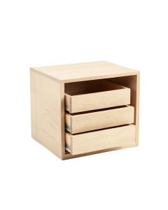 Hazel Bend Small-Parts Storage Drawer Cabinet - Beige (synthetic illustration; no displayed measurements)