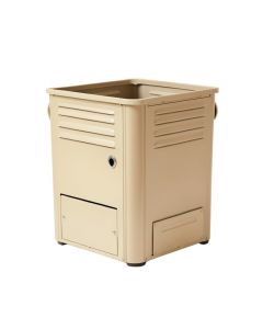 Glen Brook Closed Garden Compost Bin - Beige (synthetic illustration; no displayed measurements)