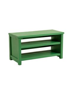 Moss Crest Shoe Storage Bench - Green
