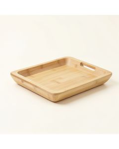 Oak Bridge Serving Tray - Beige (synthetic illustration; no displayed measurements)