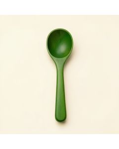 Wren Bend Cooking Spoon - Green (synthetic illustration; no displayed measurements)