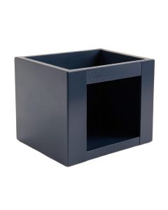 Lake Bend Empty Furniture-Style Litter Enclosure - Navy (synthetic illustration; no displayed measurements)